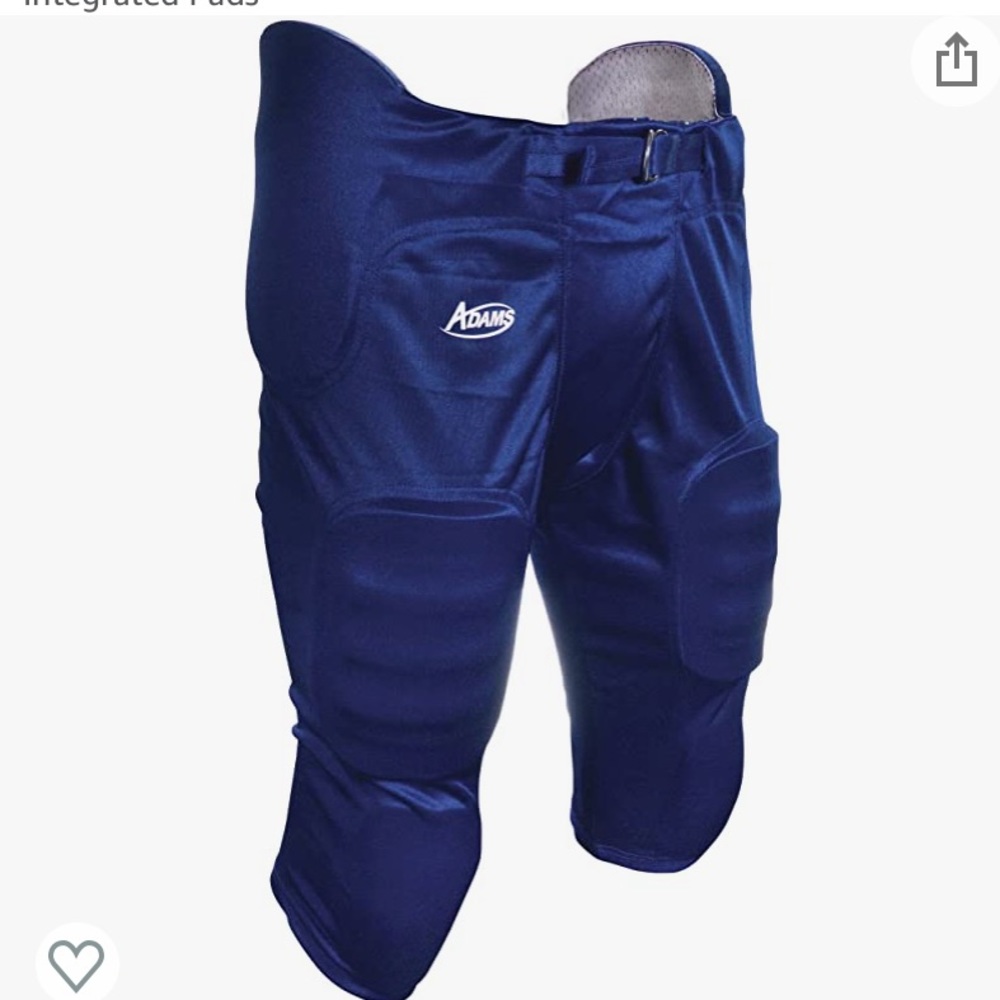 NWT ADAMS USA Pro-Sheen Gameday Youth Football Pant with Integrated Pads SZ XS